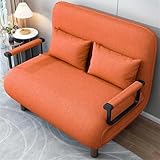 Klappbares Schlafsofa, 4-in-1-Multifunktions-Schlafsessel mit verstellbarer Rückenlehne und Kissen für Wohnzimmer und Büro