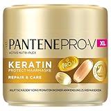 Pantene Pro-V Repair & Care Keratin Protect Haarmaske 500ml für Trockenes, Geschädigtes Haar Hilft, Schäden von 6 Monaten in Nur 1 Anwendung zu Reparieren, Mit Pro-V Formel und Active Nutri-Plex