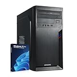 HYPER BYTE® Office PC – Computer mit Intel Quad Core i7 mit 3,9 GHz | 32 GB RAM | 1TB SSD Festplatte | Win 11 Pro | WLAN | DVD+RW | USB 3.0 | High End Office Tower-Pc