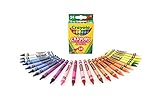 CRAYOLA – Wachsmalstifte, 24 Stück, für Schule und Kreative Aktivitäten, Verschiedenen Farbtönen, 0024