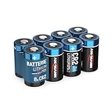 ANSMANN CR2 3V Lithium Batterie - 8er Pack CR2 Batterien geeignet für Haushaltsgeräte, Messgeräte und vieles mehr - Einwegbatterie mit 850 mAh - äußerst hitze- und kältebeständig