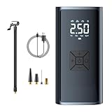 Autoreifenfüller, Luftkompressor für Auto, Luftpumpe für Autozubehör mit hellen LED-Lichtern, automatische kabellose Pumpe, multifunktionale Luftpumpe