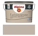 Alpina Farbrezepte Innenfarbe – Zartes Puder matt – Wandfarben für einzigartige Farbwirkungen und Raumstimmungen – atmungsaktiv, tropfgehemmt und strapazierfähig – 2,5L