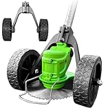 Hbbgdiy String Trimmer Wheel -Ansatz 22mm Unkraut Wacker Räder stabile Unterstützung für Trimmgas und Unkraut, Unkrautanhänge für Rasengartenpflege
