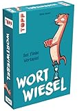 Wortwiesel – Das flinke Wortspiel: Schnelles Wörterspiel ab 10 Jahren. Wer kombiniert die Buchstaben am klügsten? Mit 160 Karten, Wertungsblock und Sanduhr