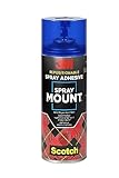 Scotch SprayMount Klebespray - Sprühkleber Repositionierbar und wiederverlösbar , 400 ml, 1 Dose/Packung - für Schnelle und Dauerhafte Verbindungen