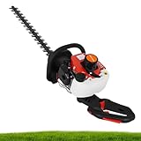 24-Zoll-26-ccm-Zweitakt-Benzin-Heckenschere mit beidseitigem Schnitt, Heckenschere mit Seilzug, Akku-Säge, Freischneider, Gartengerät für Gärtner, professionelle Landschaftsgärtner und Privatanwender,