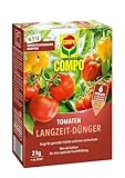 COMPO Tomaten Langzeit-Dünger für frucht- und knollenbildendes Feingemüse sowie Gewürzkräuter, Tomatendünger, 6 Monate Langzeitwirkung, 2 kg, 33 m²