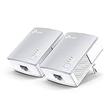 TP-Link Powerline Adapter Set TL-PA4010 KIT(600Mbit/s, 100Mbit/s-Ethernet-LAN, Plug&Play, Kompatibel mit Allen HomePlug AV/AV2 Powerline Adaptern, schnelle Datenübertragung über die Stromleitung)