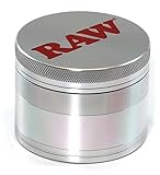 Raw 19330 Grinder-4 Teilig mit Schaufel-56mm, Aluminium