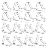 LOBVABA 16 Stück Tischdeckenklammer, Tischdeckenklammern Transparent Tischdecken Tischabdeckungsklemmen Tischdeckenhalter Halterung Clip Tischtuchklammern Tischtuch Clips für Außentische Camping