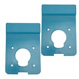 Jectse Kettensägen-Führungsschienen-Adapter, Präzises und Kompaktes Direktschneiden für RT0701C Akku-Fräse, Premium-ABS-Material, 2 Stück für Holzbearbeitungs-Enthusiasten