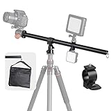 TARION Stativ Auslegearm Kamera Transversal Mittelsäule 57cm mit Stativtasche für 360° Panorama Aufnahmen Fotografie (Kameraauslegearm)