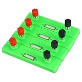 SOIMISS 4 Stück Teiliges Widerstandsset Ohm für Wert Elektrisches Lehrmittel für Physikunterricht Einfach Anzuschließen für Stromkreisexperimente im Klassenzimmer