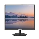 SKitphrati 19 Zoll Monitor HD 1280 X 1024 Bildschirm mit VGA, HDMI, 5:4 Seitenverhältnis, 75 Hz, VESA montierbar, TN Panel Monitor für PC, Computer, Laptop, Raspberry Pi, Schwarz