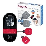 Beurer EM 59 Heat digitales TENS / EMS Gerät, 4-in-1 Reizstromgerät zur Schmerztherapie, Muskelstimulation, Massage und Wärmetherapie, inkl. 4 Elektroden und Akku