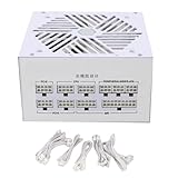 BHFYOB 110–240 V Hochleistungs-850-W-Netzteil, Computer-Netzteil für PC, Vollmodulare mit leisem 120-mm-Lüfter