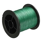 PATIKIL 547 Yard/1640 FT PE Angelschnur, 9 lb Monofilament Schnur Draht mit Fluorocarbon-Beschichtung für DIY Handwerk Hängedekoration, Grün