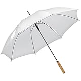 Livepac-Office Automatik-Regenschirm/Farbe: weiss