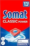 Somat Classic Power Spülmaschinen Tabs (172 Tabs), Geschirrspül Tabs mit Fettlösekraft für kraftvolle Reinigung, Spültabs für strahlend sauberes Geschirr sogar bei niedrigen Temperaturen