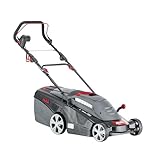 AL-KO Elektro-Rasenmäher 40.4 E Comfort, 40 cm Schnittbreite, 1400 W Motorleistung, für Flächen bis 600 m², zentrale Schnitthöhenverstellung, Anthrazit/Rot/Silber