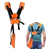 YOUSHARES Schultergurt Gurt Doppelschultergur, Tragegurt Motorsense Rasentrimmer Cutter Trimmer Shoulder Strap für Stihl FS Freischneider Stihl Ersatzteile, Orange