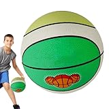 Leiser Basketball – leiser Ball für den Innenbereich | weicher Schaumstoff für 3-12 Jahre mit stoßdämpfender Stoßdämpfung, ideal für Zuhause, Schule, Bodenspiele, Parkett, Teppich Kinder