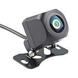 AHD 1080P Auto Rückfahrkamera 170° Weitwinkel, IP68 wasserdichte Rückfahrkamera mit Nachtsicht, Universal Reversing Camera für PKW SUV LKW Wohnmobil Pickup, NTSC PAL Cinch Anschluss