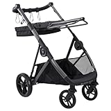 RL24 - Sattelwagen IRHCarry Light Imperial Riding mit Trensenhalter & Geländeräder – klappbar & bis 20 kg belastbar – Sattelhalter & Korb sind abnehmbar – Gun Metal Metallic – Stallzubehör
