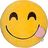 Vnnigmn Niedliches Emoji-Kissen Emoji-Puppe Emoji-Kissen, dekorativ, Spielzeug, Geburtstag, Geschenk, Heimdekoration