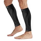 CAMBIVO Wadenbandage 2 Paar, Kompressionsstrümpfe Damen Herren, Stützstrümpfe, Thrombosestrümpfe Damen Herren, Kompressionssocken, Waden Kompression für Sport, Laufen, Schwellung, Erholung