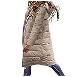 Daunenweste Funktionsweste Vest Ärmellose Weste Warm Mantel Steppweste Herbst Winter Übergangs Weste Leicht Daunenweste Knielang Wintermantel Outwear Kapuzenweste Mit Reissverschluss Ärmellose