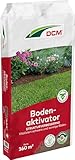 DCM Bodenaktivator - Bodenverbesserer - Mit MINIGRAN® TECHNOLOGY - Vertikutieren - organischer NPK-Dünger - 18 KG für 360qm