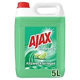 Ajax Allzweckreiniger Citrofrische 5L - Reiniger für Sauberkeit und Frische, ideal für Büro, Betrieb, Praxis oder zu Hause, im praktischen Kanister