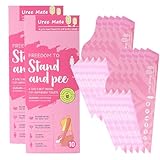 20 Stücke Urinella für Frauen Einweg Frauen Urinal Unterwegs Pee Trichter Campingklo Wandern Zubehör & Reise Gadgets Urinal für Schwangere Wandern ältere Menschen