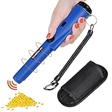 Diealles Shine Metalldetektor Pinpointer, Wasserdicht Tragbarer Metalldetektor mit Eingebautem LED Indicator, 360° Scan Pin Pointer Metallsucher für Goldmünze Hunt, Schmuck, Blau