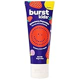 BURST Zahnpasta für Kinder, Erdbeer-Motiv, ohne Fluorid, für Babys, Kleinkinder und Kinder, 113 g