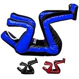 MMA Grappling Dummy 180 cm – Judo, Wrestling, BJJ, Selbstverteidigungstraining Dummy Vinylstoff Ungefüllter Boxsack für Submission- und Verteidigungsübungen (Blue - Vinyl)