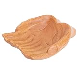 Handschale Geschnitten, mit Händehalter Holztextur vor Dem Eingangstisch