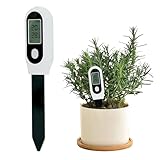 Mcbazel Zigbee Soil Moisture, Temperature, and Light Tester with Digital Screen Display Genauer Sensor für Innenpflanzen, Intelligenter Pflanzensensor für Topfpflanzen, Landwirtschaft, Pflanzen, Gärte