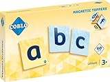 Coblo Magnetisches Buchstaben 60 Stück - Magnetspielzeug - Geschenk 3 Jahre - Montessori-inspiriertes - Fördert Kreativität & Lernfähigkeiten - Spielzeug Ab 3 Jahren