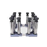 DDNGEJ Waschmaschinenständer, verstellbare Basis mit 4/8/12 Beinen, vibrationsdämpfend, Basislänge/-breite 47–67 cm, Dr