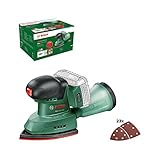 Bosch Home and Garden Bosch Akku-Multischleifer EasySander 18V-8 (Ohne Akku; 18 Volt System; für die DIY-Holzbearbeitung; 3x Schleifblätter; 20x Schleifpapier; im Karton) – Amazon Edition