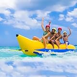Aufblasbares Bananenboot Abschleppschlauch für Wasserparks, Familienspaß und Abenteuer