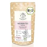 Bio Weißer Tee – Pai Mu Tan Tee lose. 100 g – weich, duftig und aromatisch. (ca. 40 Tassen), T2B