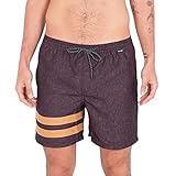 Hurley Herren Blockparty Volley Board-Shorts, schwarz, L