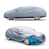 VOLAMONDI Autoabdeckung (483x178x120) wasserdichte Auto Abdeckplane aus besonders strapazierfähigem Material | winterfeste Autogarage | outdoor car Cover