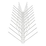 VIIRKUJA 3 Meter Edelstahl Taubenabwehr Balkon - Gesamtlänge 300 cm x 11cm x 13 cm. 6X Elemente à 50 cm - tierfreundlich Tauben vertreiben mit Vogelabwehr Spikes! Der Vogelschutz fürs Dach