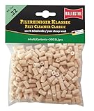 BALLISTOL 23193 Filzreiniger Klassik - Laufreiniger für Gewehr Kal. .22 - 300 Stück