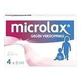 MICROLAX® Abführmittel bei Verstopfung, extra kurze Tubenhälse für Säuglinge & Kleinkinder bis 6 Jahren